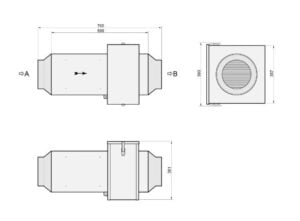 filtru electrostatic schita
