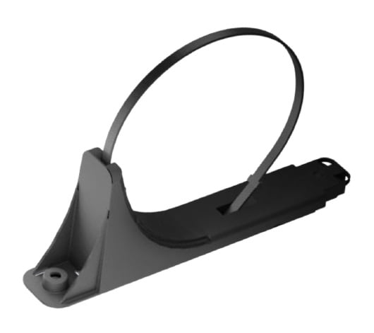 colier pentru fixare pe perete tub izolant aria aduro dn 125, 160, 200 mm