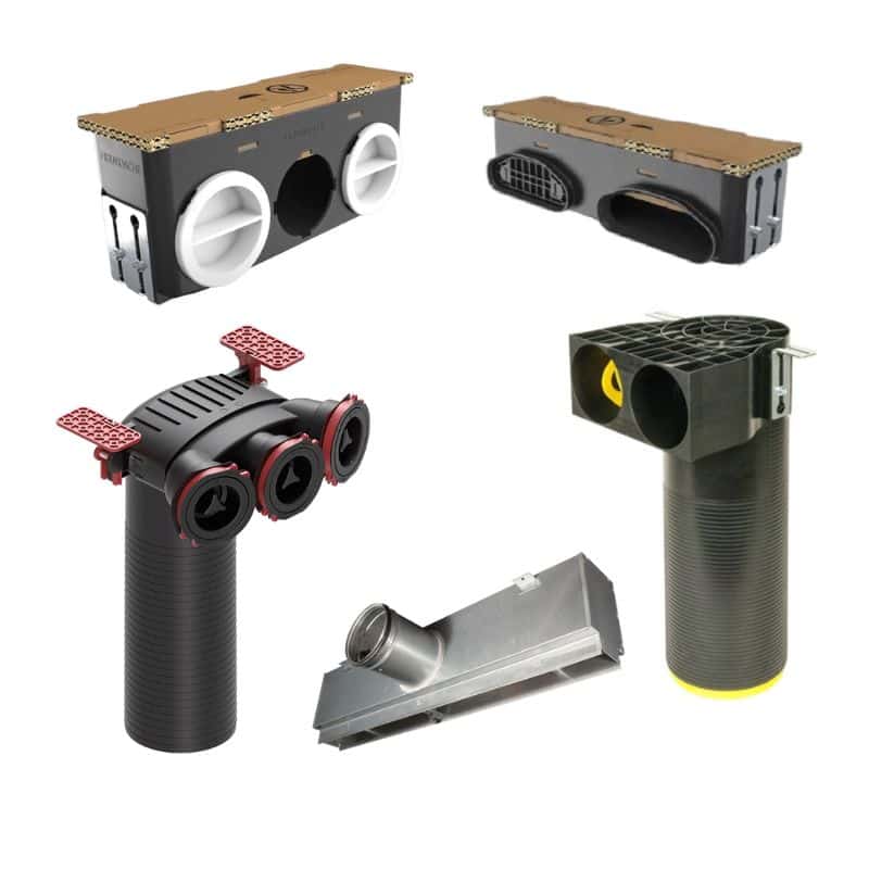 plenum ventilatie cot anemostat priza de aer