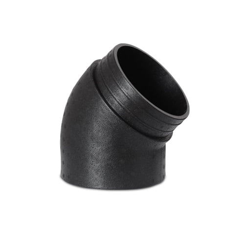 cot ventilatie la 45˚ izolant alnor, diametru 125, 160, 200 mm