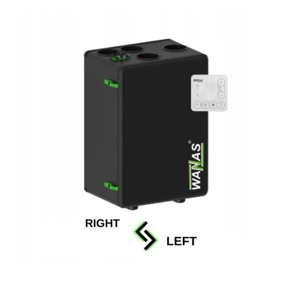 Recuperator caldura WANAS Black 200V