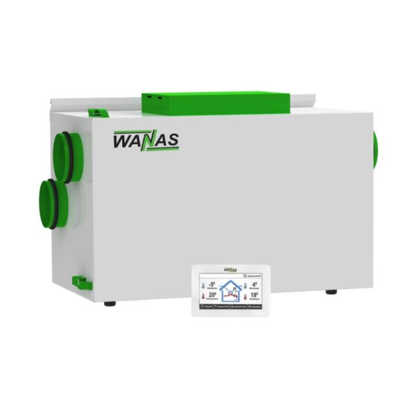 centrala ventilatie cu recuperator caldura wanas 250H