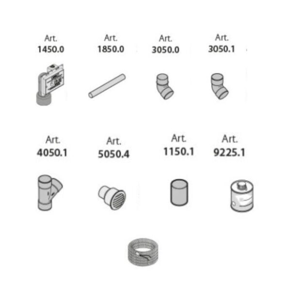kit instalare aspirator centralizat sistemair
